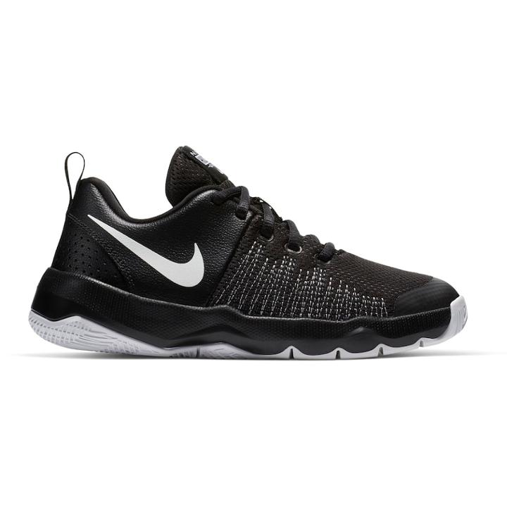 Nike Team Hustle Quick Grade School Boys' Basketball Shoes, Size: 4, Oxford