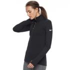 Women's Nike Warm Long Sleeve Half-zip Top, Size: Small, Grey (charcoal)
