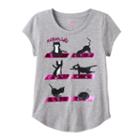 Plus Size Girls 7-16 So&reg; Curved-hem Graphic Tee, Girl's, Size: 16 1/2, Grey