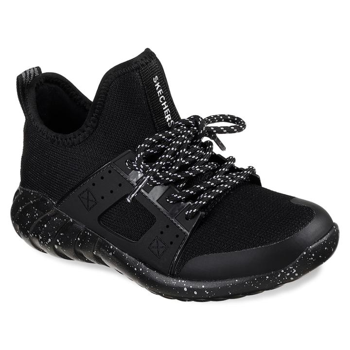 Skechers Relaxed Fit Hydrus Exo Pulse Boys' Sneakers, Size: 3, Grey (charcoal)