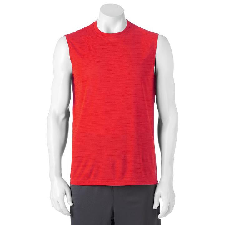 Big & Tall Fila Sport® Slubbed Tank Top, Men's, Size: 4xb, Red