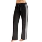 Women's Cuddl Duds Fleece Lounge Pant, Size: Small, Black