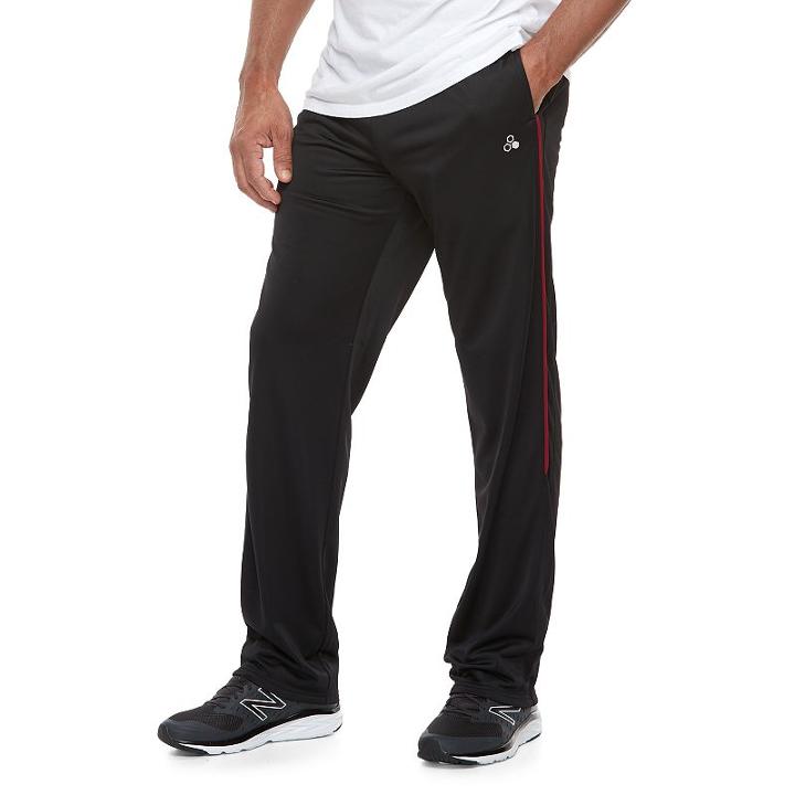 Big & Tall Tek Gear&reg; Tricot Track Pants, Men's, Size: Xl Tall, Black