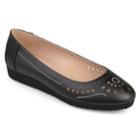 Journee Collection Cindra Women's Ballet Flats, Size: Medium (8), Black