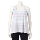 Plus Size Fila Sport&reg; 2-fer Mesh Tank, Women's, Size: 3xl, Natural