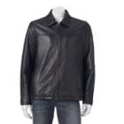 Men's Chaps Lambskin Leather Motorcycle Jacket, Size: Medium, Black