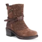 Muk Luks Sharon Women's Ankle Boots, Size: 10, Brown