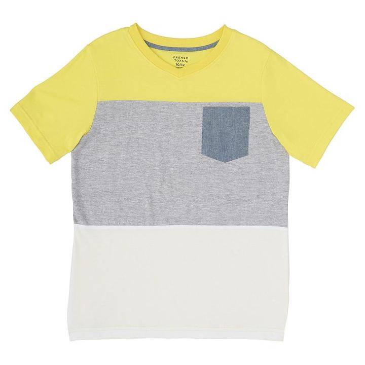 Boys 8-20 French Toast Pocket Tee, Boy's, Size: Medium, Brt Green