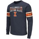 Men's Campus Heritage Illinois Fighting Illini Gridiron Long-sleeve Tee, Size: Medium, Med Orange