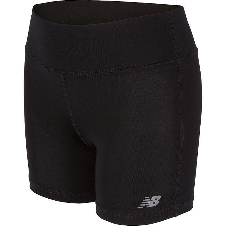 Girls 7-16 New Balance Black Performance Bike Shorts, Girl's, Size: Large