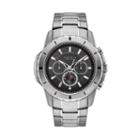 Caravelle New York By Bulova Men's Stainless Steel Chronograph Watch - 43a137, Grey