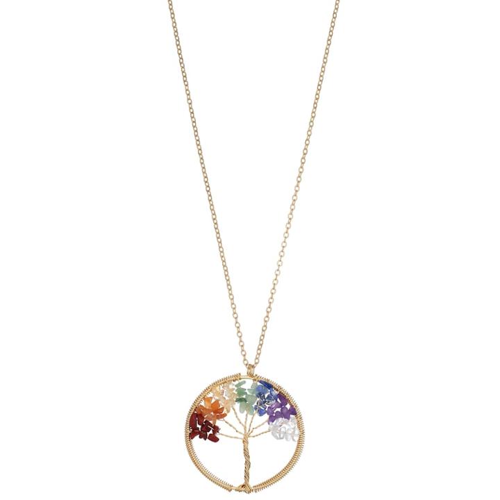 Believe In Tree Of Life Pendant Necklace, Women's, Multicolor