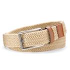 Grand Slam Braided Stretch Golf Belt - Men, Size: 42, Beig/green (beig/khaki)