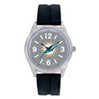Men's Game Time Miami Dolphins Varsity Watch, Black