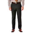 Men's Haggar&reg; Suit Up System Slim-fit Flat-front Suit Pants, Size: 32x32, Black
