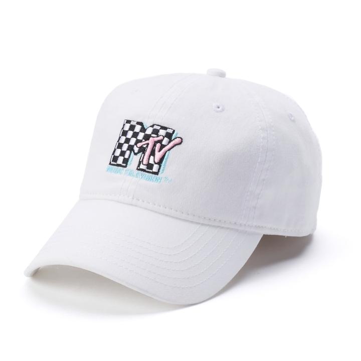 Men's Dad Hat Embroidered Adjustable Cap, White