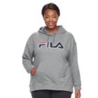 Plus Size Fila Sport Applique Logo Hoodie, Women's, Size: 1xl, Grey Other