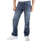 Men's Earl Jean Blake Straight-leg Jeans, Size: 34x30, Dark Blue