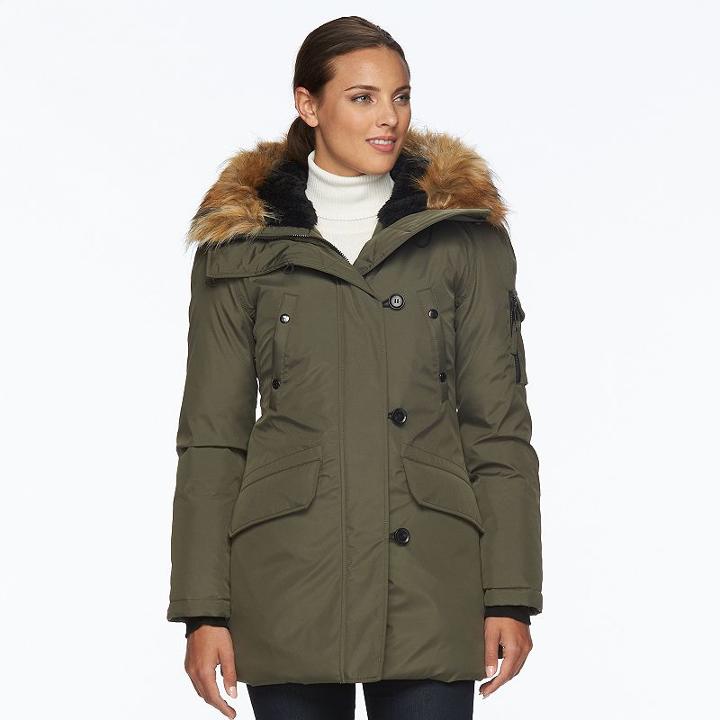 Women's S13 Ultra Tech Down Parka, Size: Xl, Brt Green