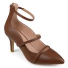 Journee Collection Cece Women's High Heels, Size: Medium (6), Brown