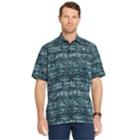 Men's Van Heusen Air Classic-fit Patterned Button-down Shirt, Size: Xl, Dark Green