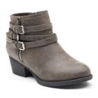 Sonoma Goods For Life&trade; Rosalind Women's Ankle Boots, Size: 8 Wide, Med Grey