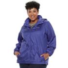 Plus Size Columbia Stone Creek Hooded Anorak Jacket, Women's, Size: 1xl, Med Purple