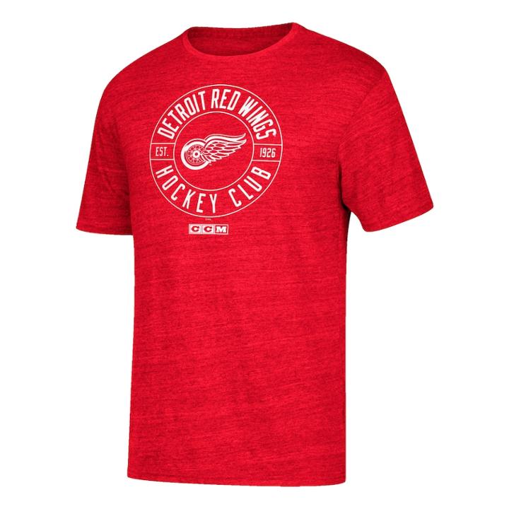 Men's Ccm Detroit Red Wings Wheelhouse Tee, Size: Large