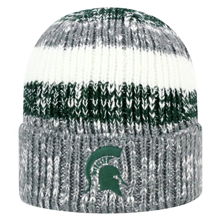Adult Top Of The World Michigan State Spartans Wonderland Beanie, Men's, Med Grey