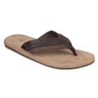 Wembley Braided Men's Thong Flip Flops, Size: Xl, Brown