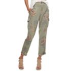 Juniors' American Rag Low-rise Floral Utility Cargo Soft Pants, Size: 9, Green