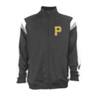 Men's Stitches Pittsburgh Pirates Track Jacket, Size: Xl, Black
