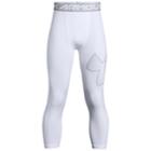 Boys 8-20 Under Armour Logo 3/4-length Base Layer Leggings, Size: Large, Natural