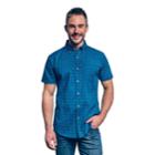 Men's Lee Ben Button-down Shirt, Size: Xxl, Light Blue