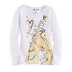 Disney's Beauty & The Beast Belle & Chip Girls 4-7 Glittery Graphic Tee By Jumping Beans&reg;, Size: 6x, White