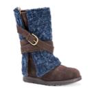 Muk Luks Nikki Women's Water-resistant Boots, Girl's, Size: 10, Dark Brown
