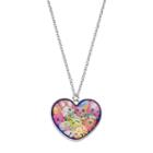Shopkins Kids' Heart Pendant Necklace, Women's, Size: 18, Multicolor