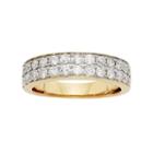 1 Carat T.w. Igl Certified Diamond 14k Gold Wedding Ring, Women's, Size: 5, White