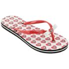 Women's Georgia Bulldogs Flip Flops, Girl's, Size: Xl, Red
