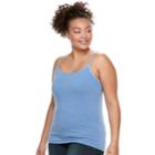 Juniors' Plus Size So&reg; Satin-trim Camisole, Teens, Size: 3xl, Med Blue