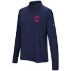 Women's Under Armour Cleveland Indians Passion Pullover, Size: Small, Blue (navy)