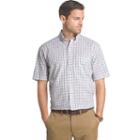 Men's Arrow Coastal Cove Classic-fit Plaid Button-down Shirt, Size: Large, Med Blue