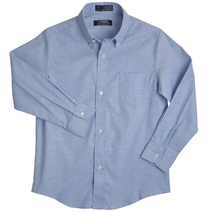 Boys 8-20 Husky French Toast Oxford Button-down Shirt, Size: 10 Husky, Blue