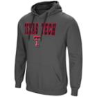 Men's Texas Tech Red Raiders Pullover Fleece Hoodie, Size: Large, Grey