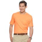 Men's Croft & Barrow&reg; Interlock Pocket Performance Tee, Size: Large, Brt Orange