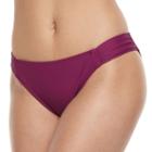 Mix-and-match Solid Hipster Bikini Bottoms, Teens, Size: Small, Drk Purple