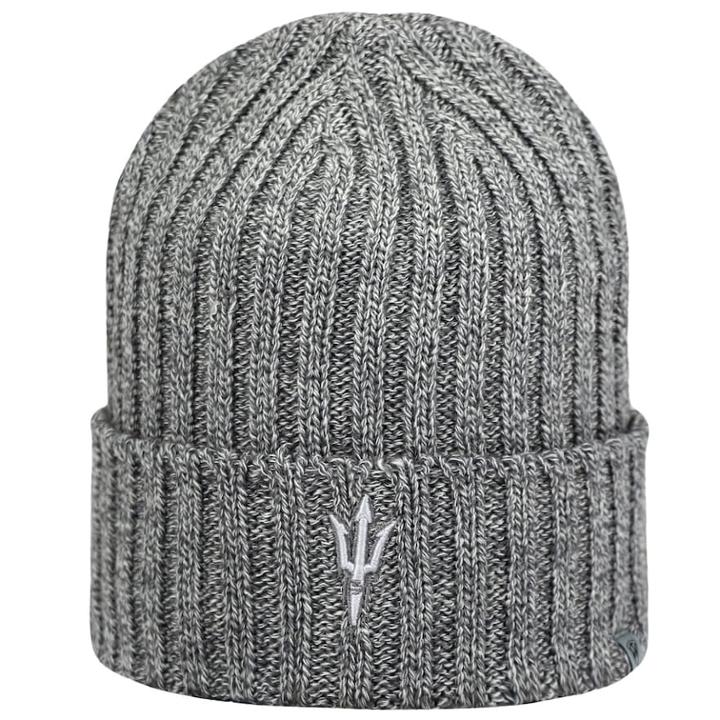 Adult Top Of The World Arizona State Sun Devils Two Below Beanie, Adult Unisex, Med Grey