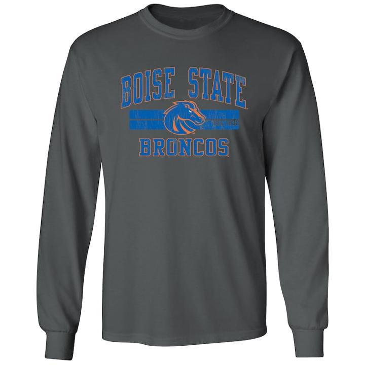 Men's Boise State Broncos Splitter Tee, Size: Xl, Grey (charcoal)