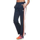 Women's Fila Sport&reg; Striped Track Pants, Size: Medium, Blue (navy)