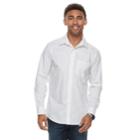 Men's Apt. 9&reg; Premier Flex Slim-fit Stretch Button-down Shirt, Size: Small Slim, White